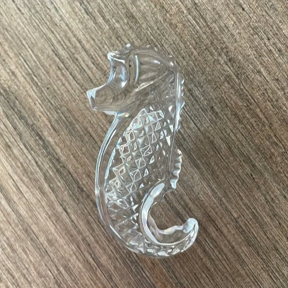 Swarovski Jewelry Waterford Crystal Seahorse Pin Comes With
